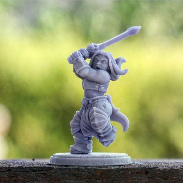 Female Dwarf Adventurer/Soldier Set - Image 4