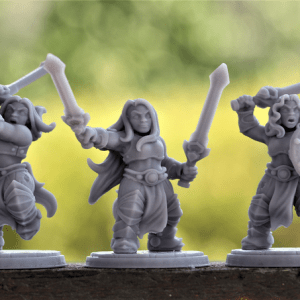 Female Dwarf Adventurer/Soldier Set