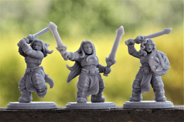 Female Dwarf Adventurer/Soldier Set